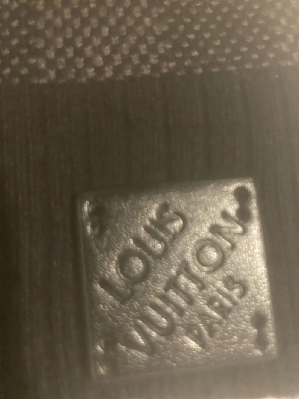 Louis Vuitton Brown and Black Checker Knit Beanie - Picture 3 of 4